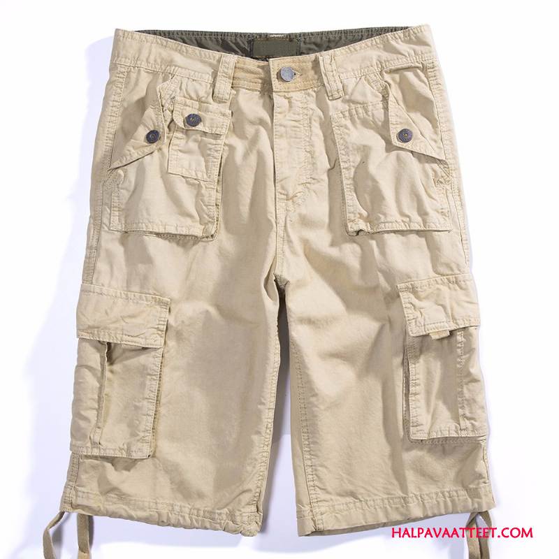 Miesten Housut Osta Cargo Shortsit Khaki